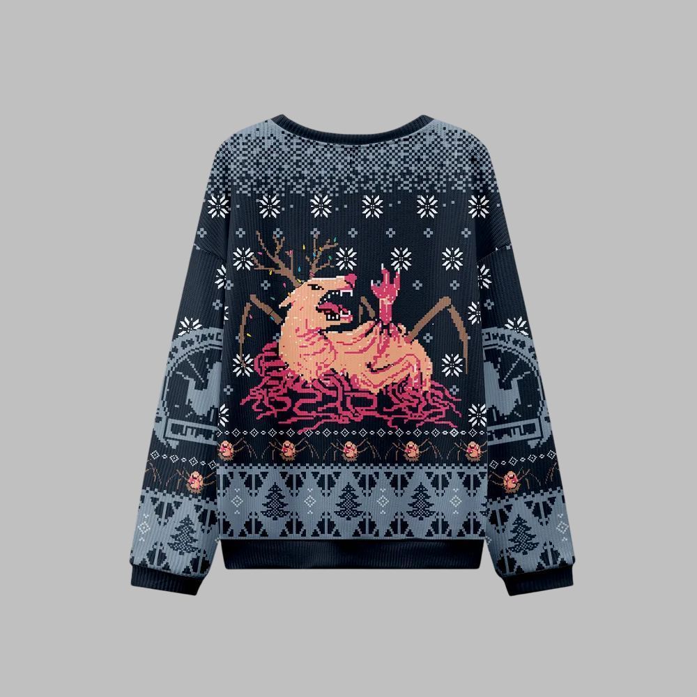 2026 Christmas Man is The Warmest Place to Hide Ugly Christmas Sweater - Moonbestprint