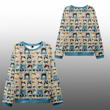 2026 Christmas Many Cats Are Watching You Ugly Sweater - Moonbestprint