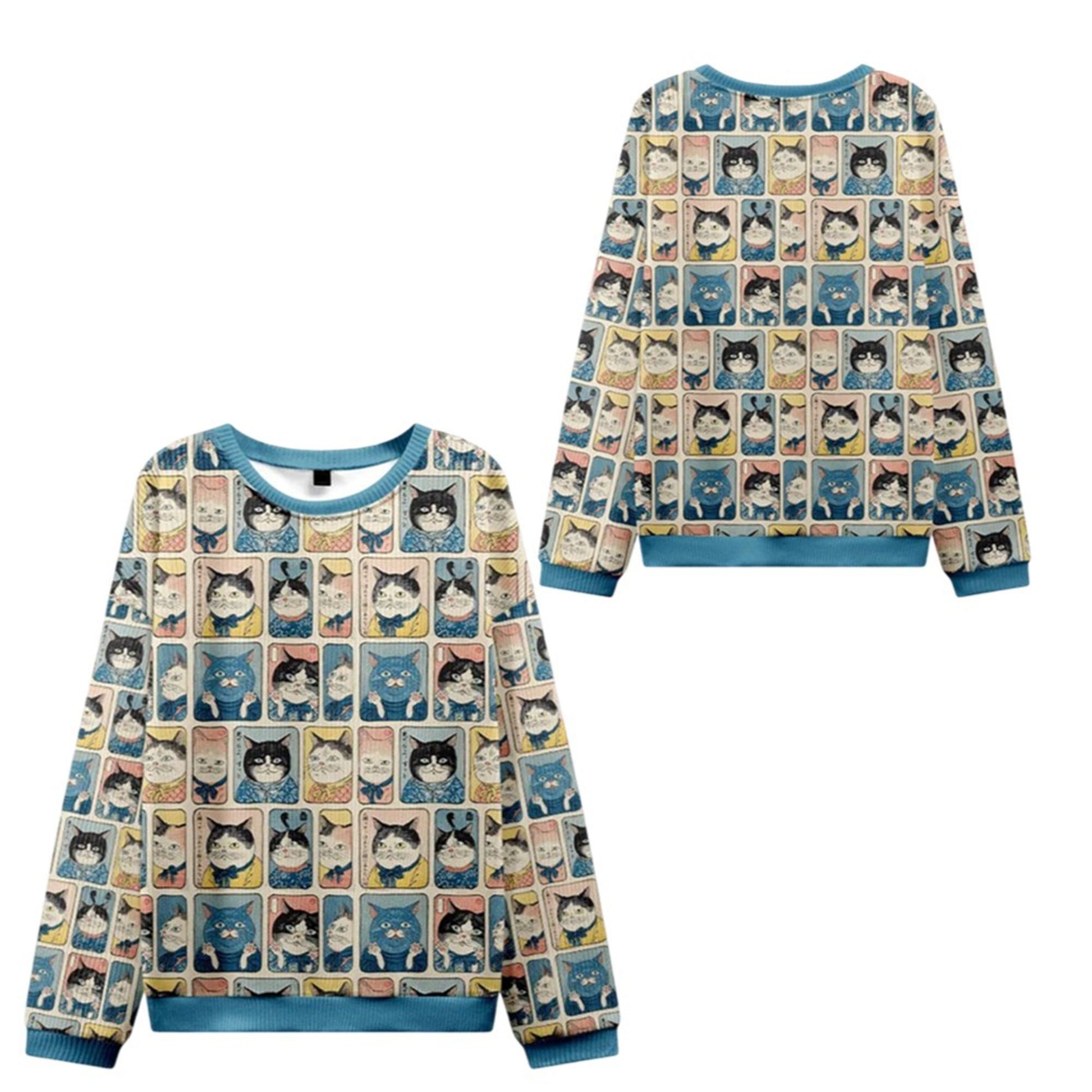 2026 Christmas Many Cats Are Watching You Ugly Sweater - Moonbestprint