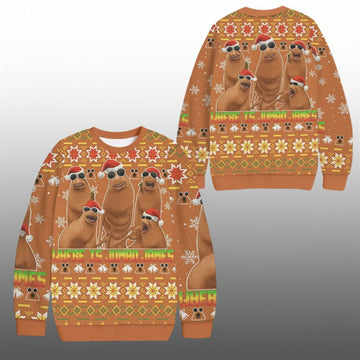 2026 Christmas Marcus The Worm Ugly Sweater - Moonbestprint