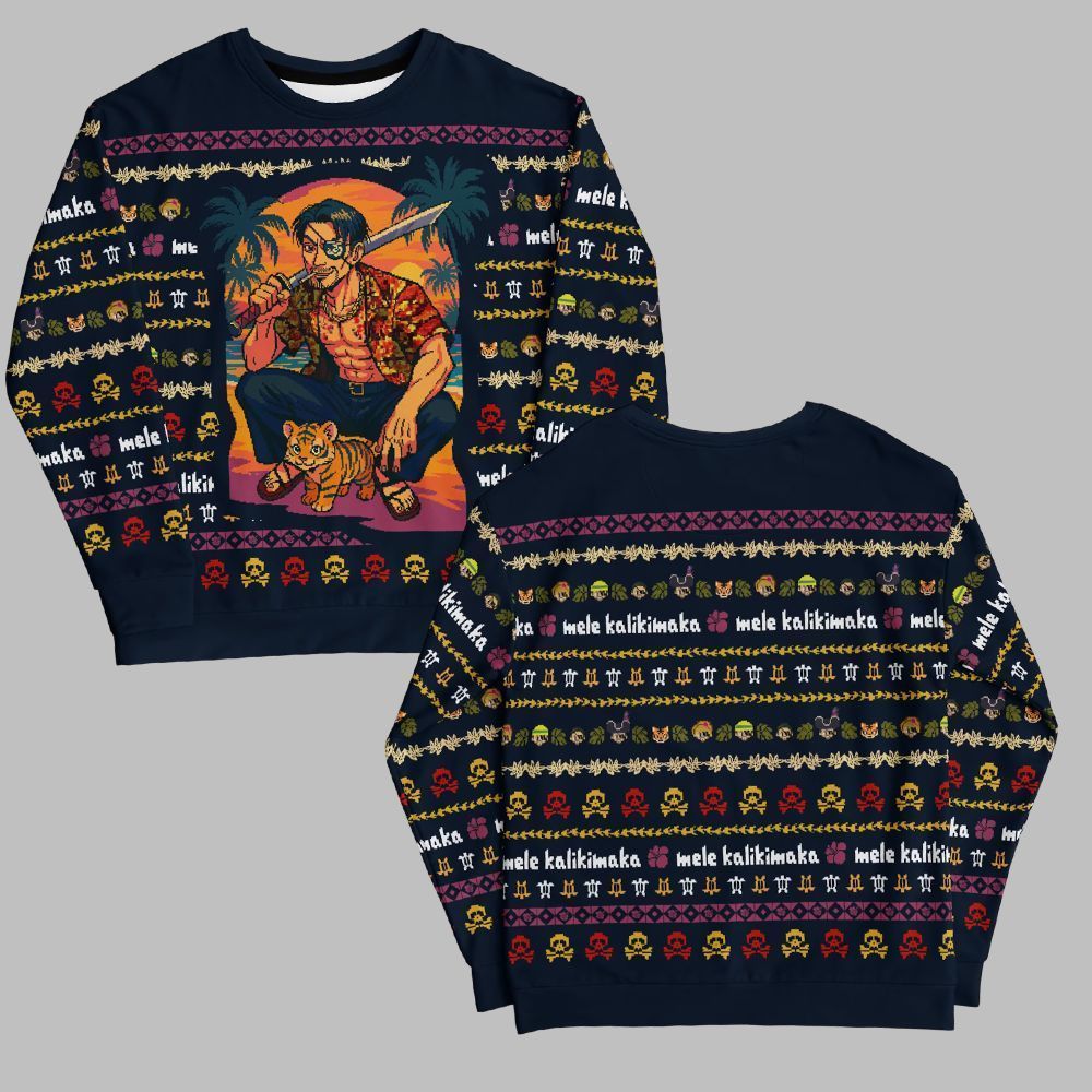 2026 Christmas Mele Kalilimala Ugly Christmas Sweater - Moonbestprint