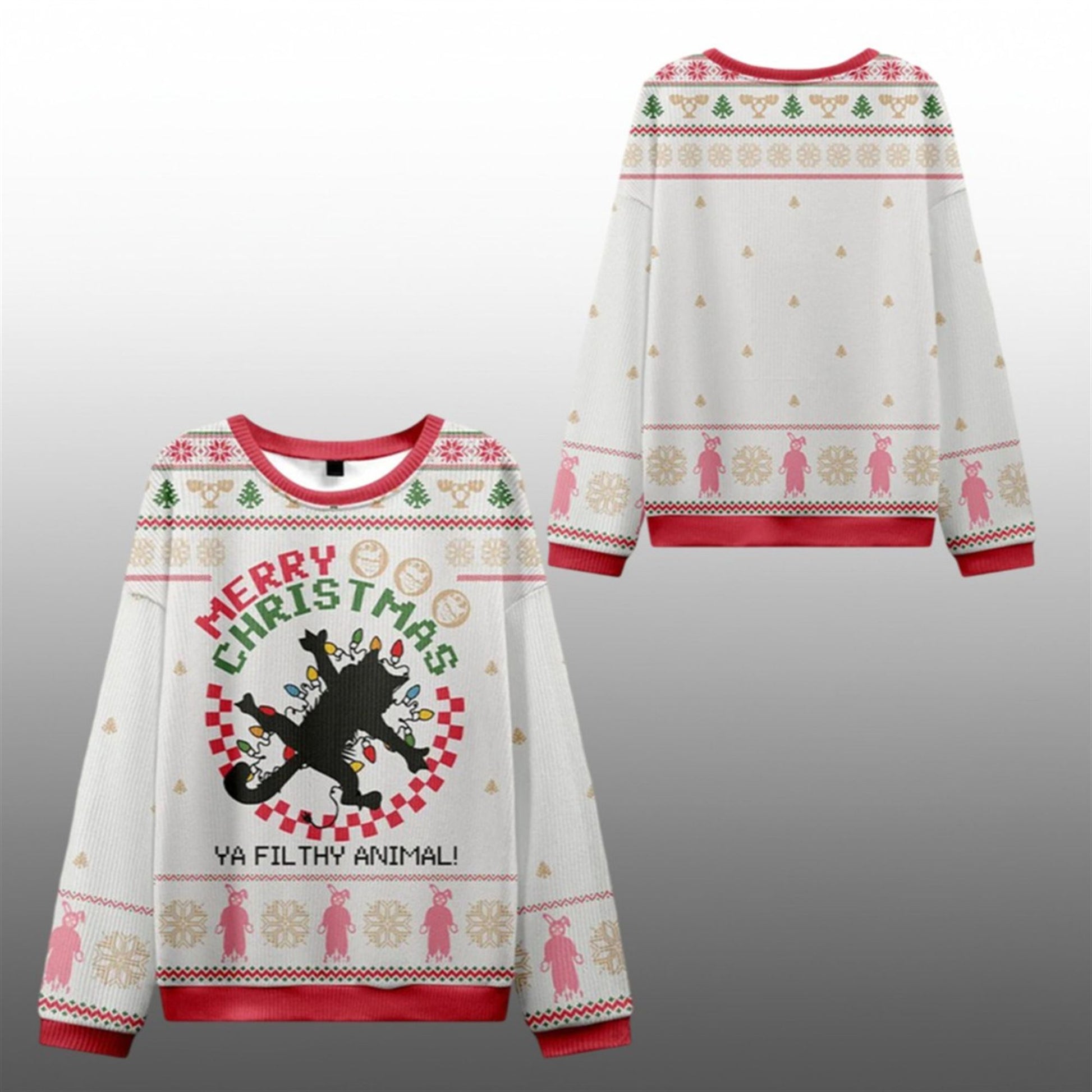 2026 Christmas Merry Christmas Ya Filthy Ugly Sweater - Moonbestprint
