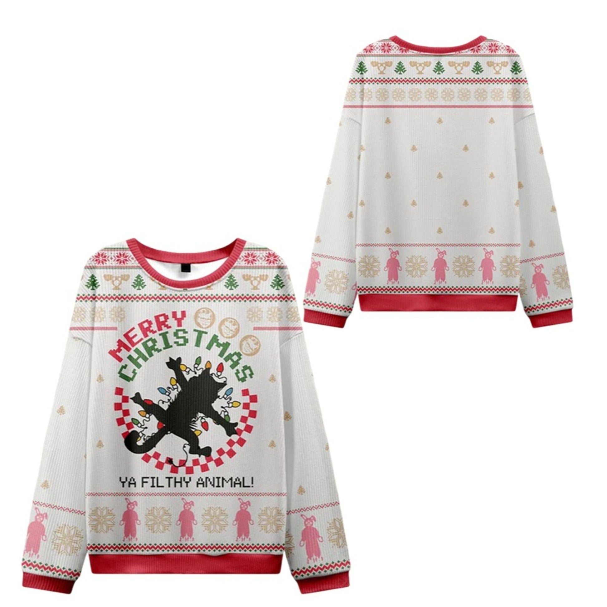 2026 Christmas Merry Christmas Ya Filthy Ugly Sweater - Moonbestprint
