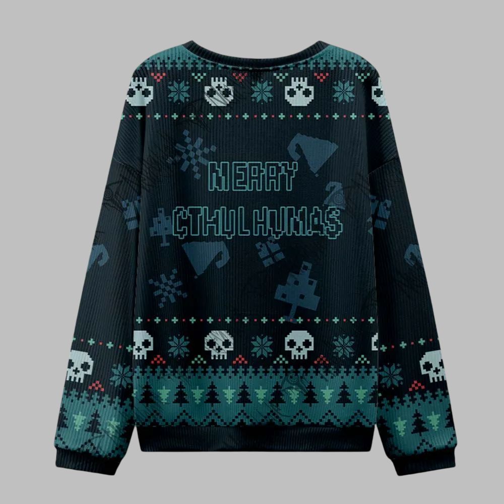 2026 Christmas Merry Cthulhumas Ugly Christmas Sweater - Moonbestprint