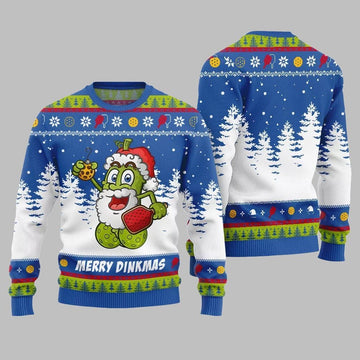 2026 Christmas Merry Dinkmas Pickleball Ugly Christmas Sweater - Moonbestprint