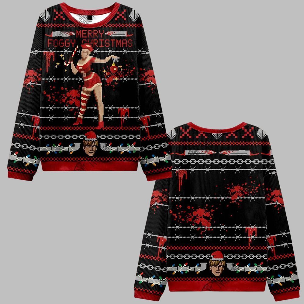 2026 Christmas Merry Foggy Christmas Ugly Sweater - Moonbestprint