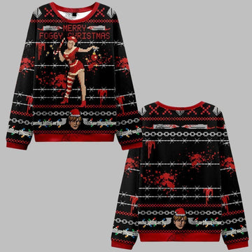 2026 Christmas Merry Foggy Christmas Ugly Sweater - Moonbestprint