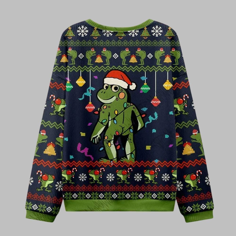 2026 Christmas Merry Frogmas from Loveland Ugly Christmas Sweater - Moonbestprint