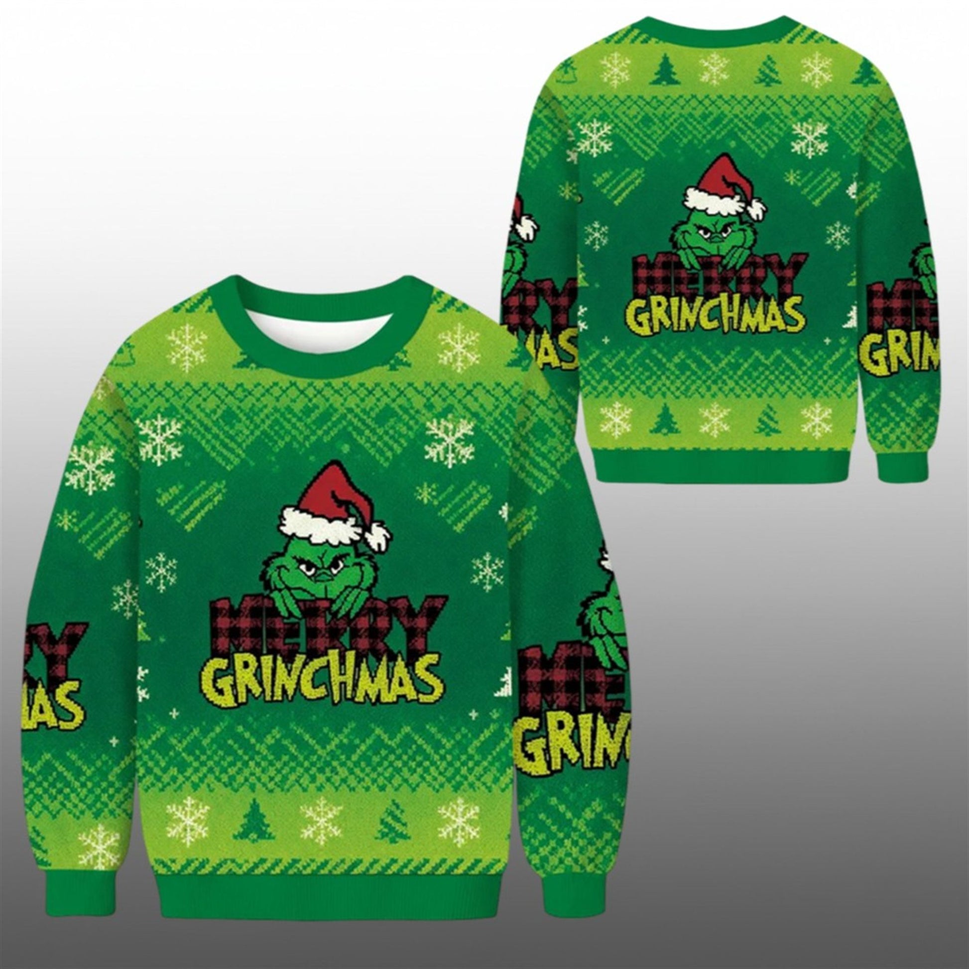 2026 Christmas Merry Grnchmas Ugly Sweater - Moonbestprint