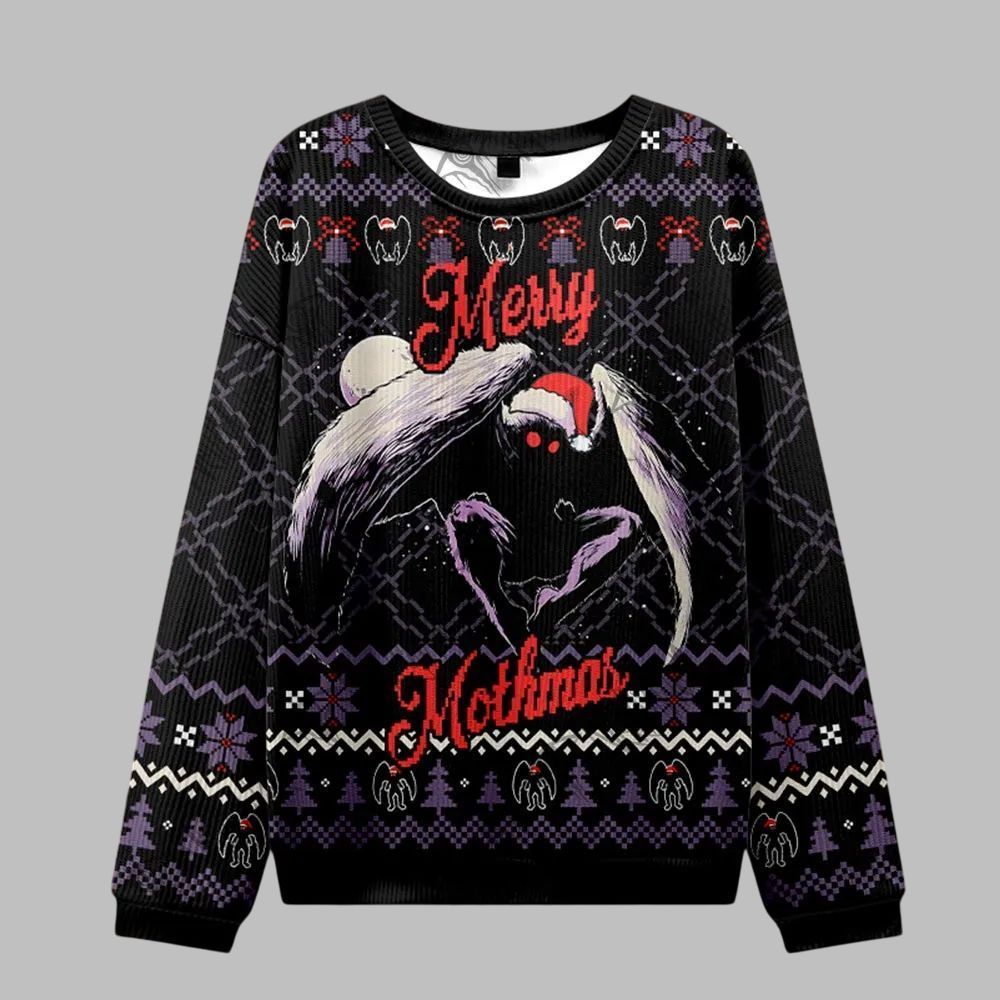2026 Christmas Merry Mothmas Ugly Christmas Sweater - Moonbestprint