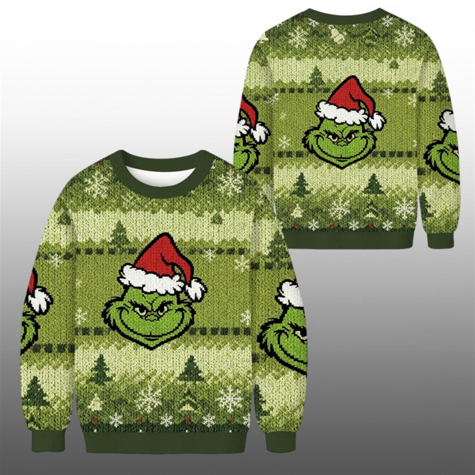 2026 Christmas Merry Smile Christmas Monster Ugly Sweater - Moonbestprint