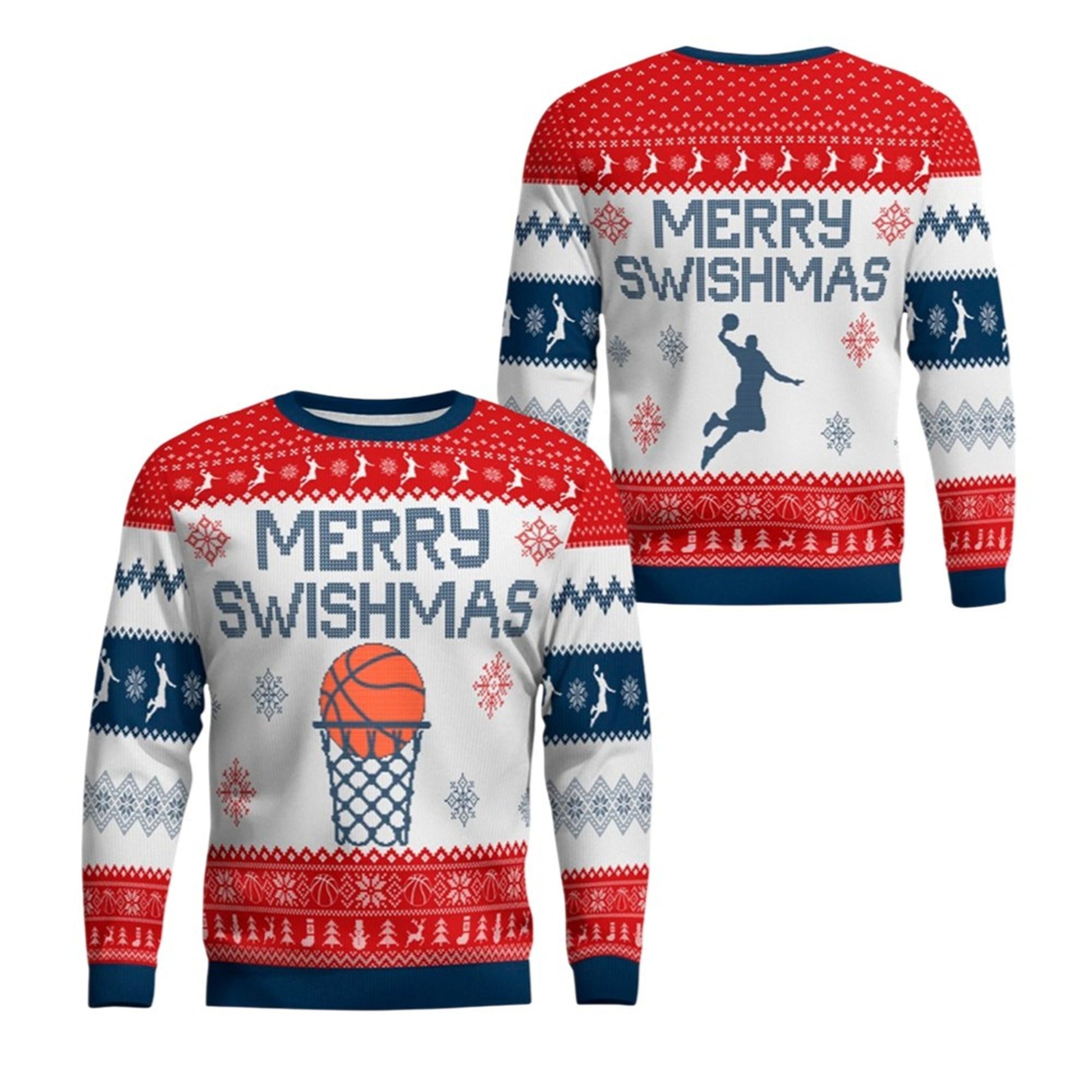 2026 Christmas Merry Swishmas Ugly Sweater - Moonbestprint