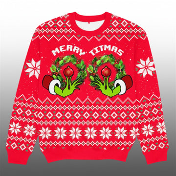 2026 Christmas Merry Titmas Ugly Sweater - Moonbestprint