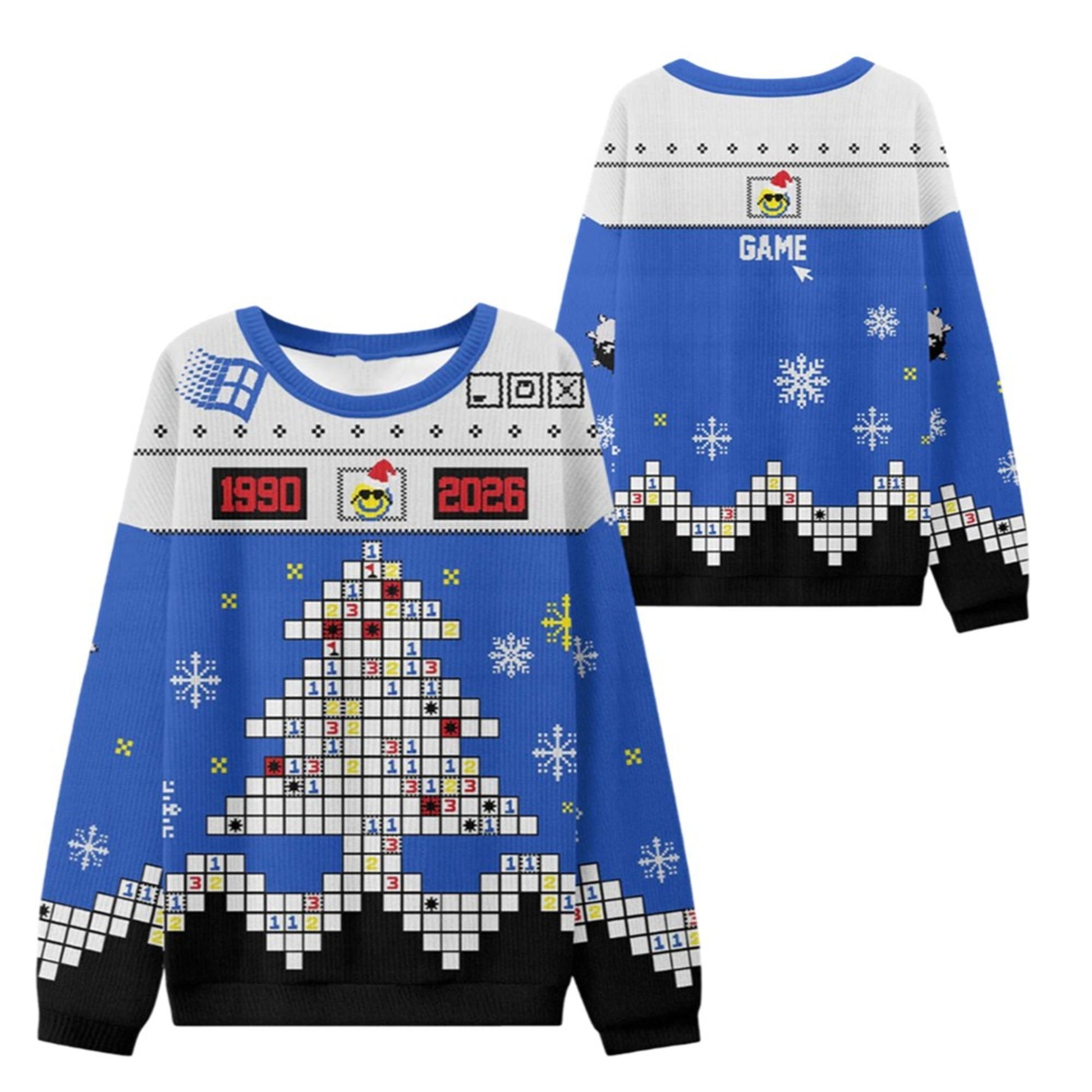 2026 Christmas Minesweeper Tree Ugly Sweater - Moonbestprint