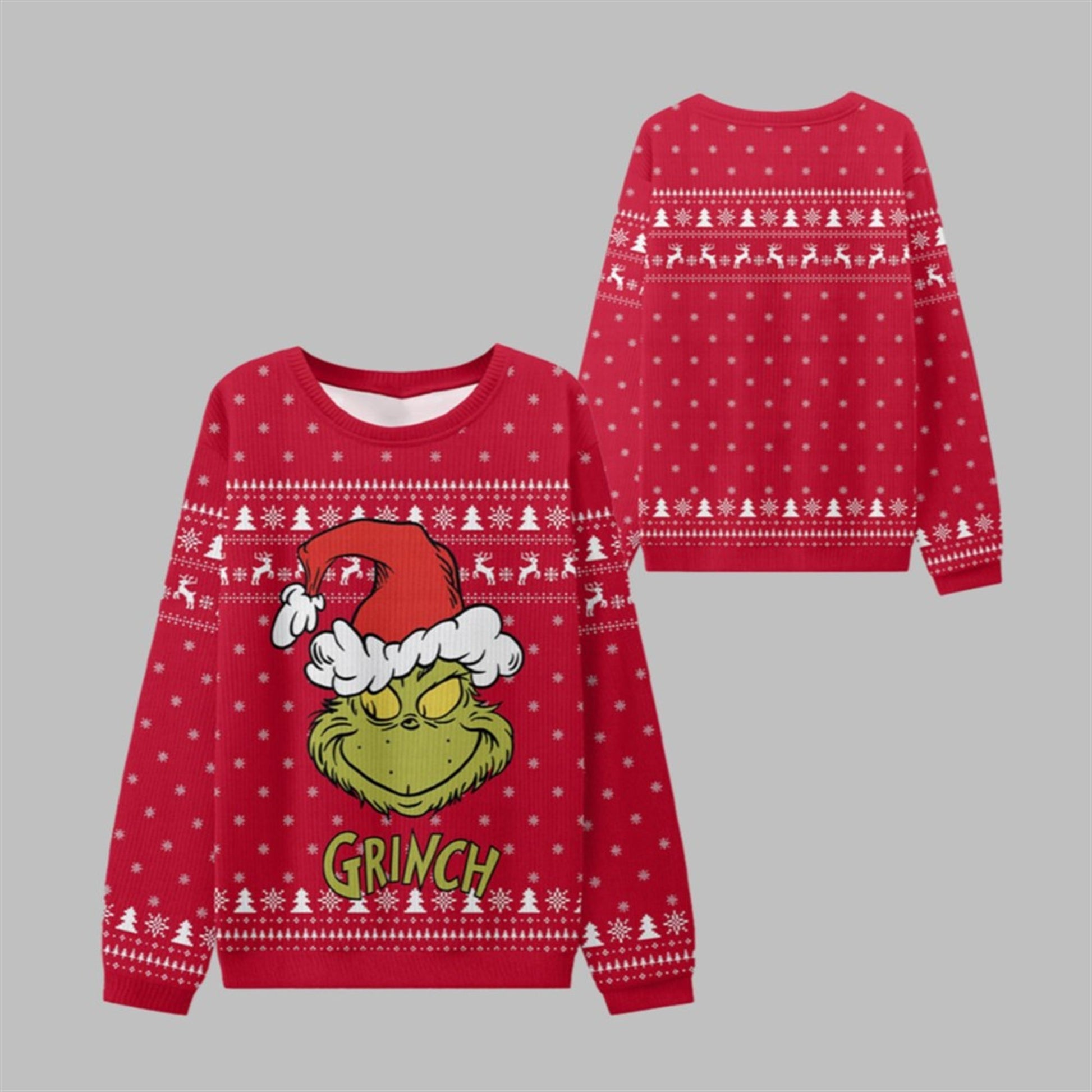 2026 Christmas Mischievous Grnch Ugly Sweater - Moonbestprint