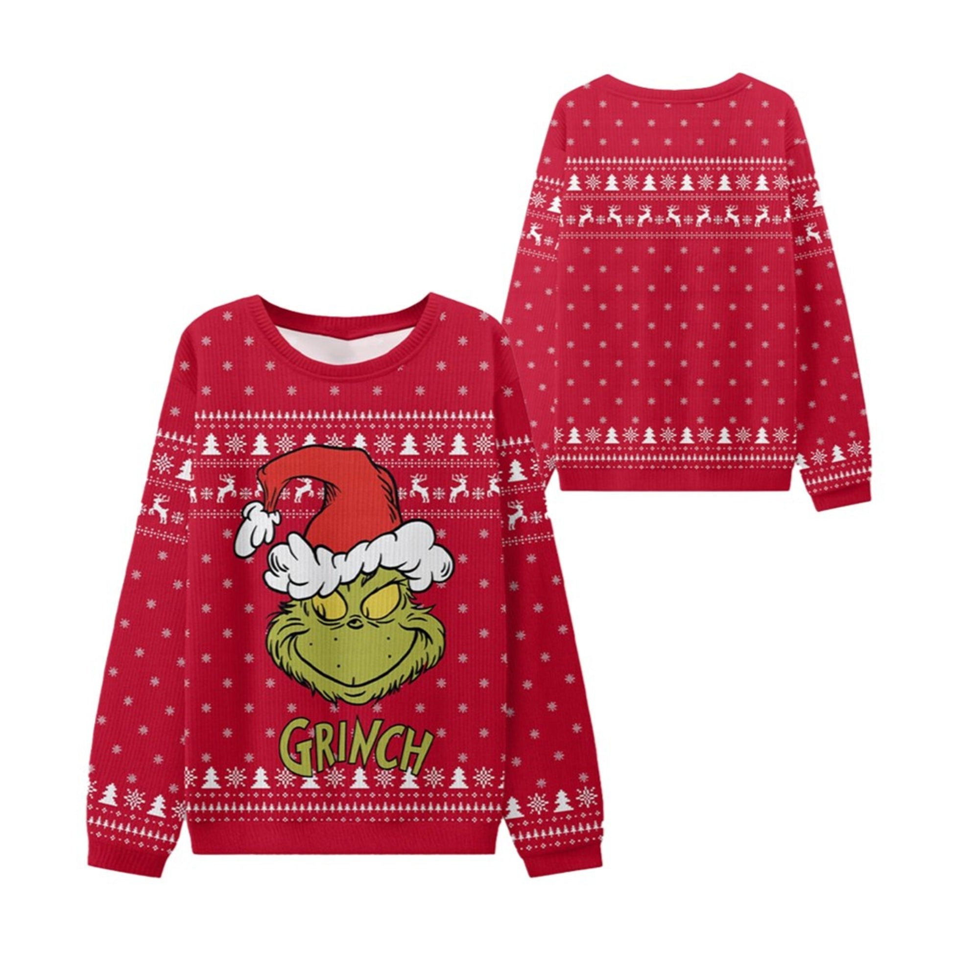 2026 Christmas Mischievous Grnch Ugly Sweater - Moonbestprint