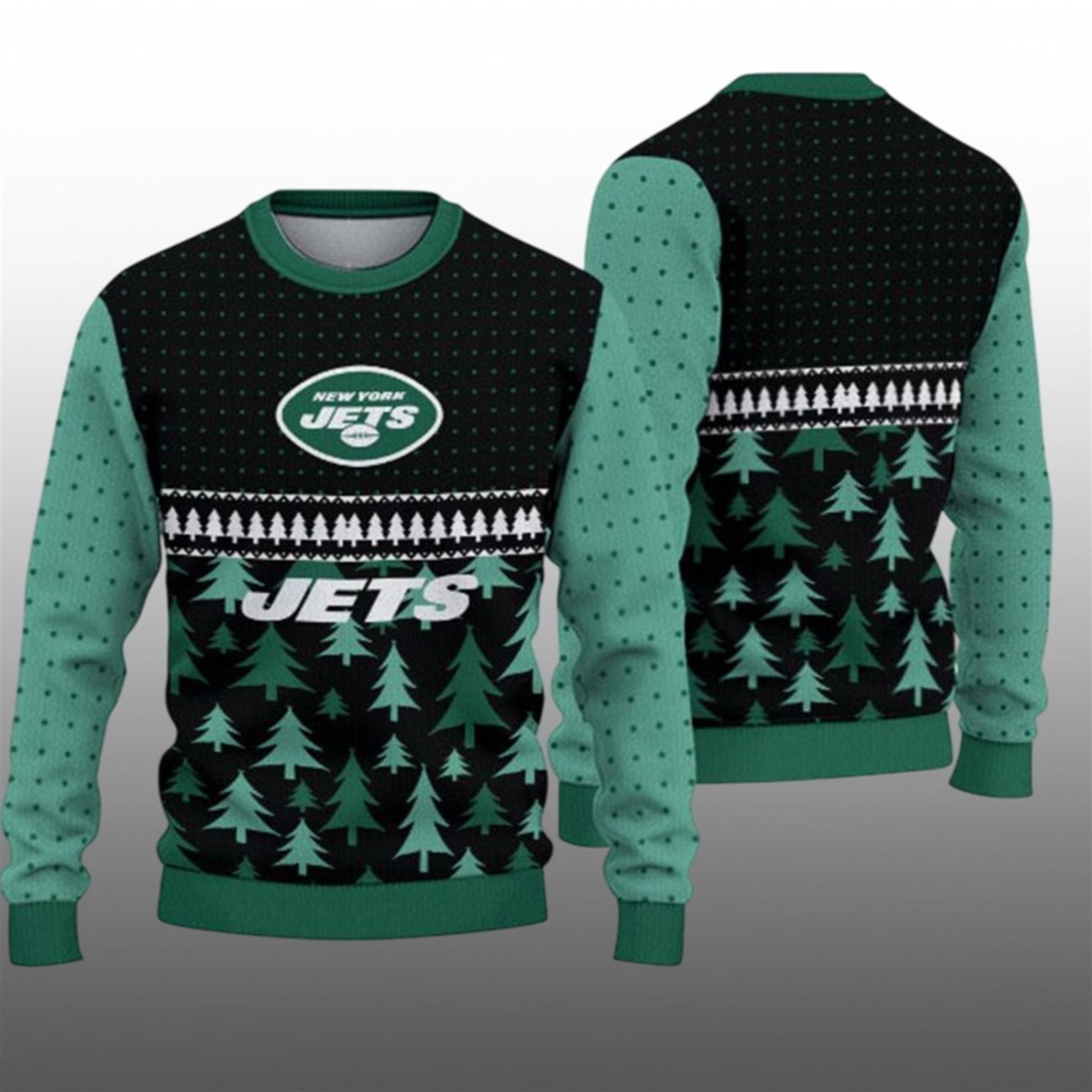 2026 Christmas NY Jets Ugly Sweater - Moonbestprint