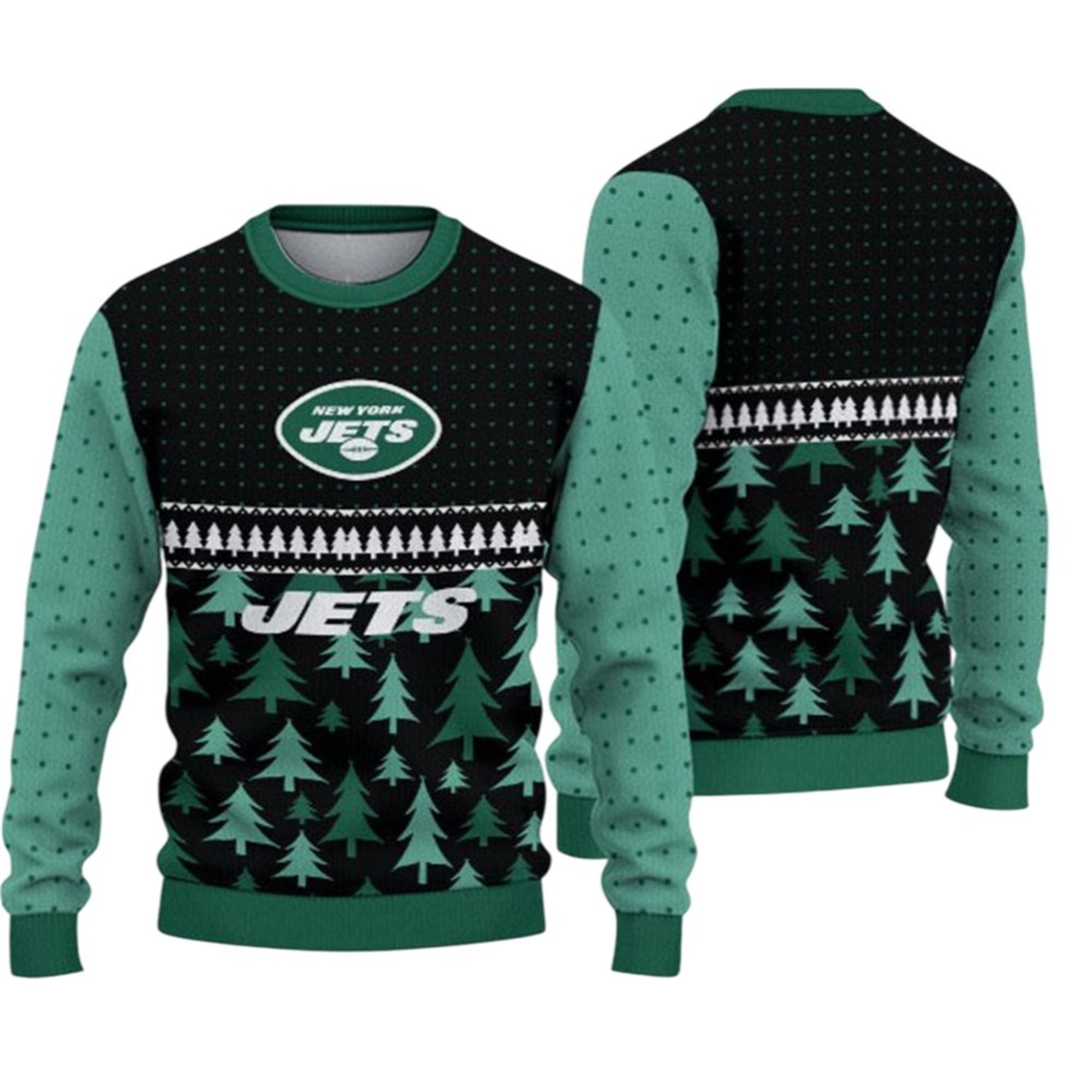 2026 Christmas NY Jets Ugly Sweater - Moonbestprint