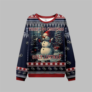 2026 Christmas No Christmas Only Liftmas Ugly Sweater - Moonbestprint