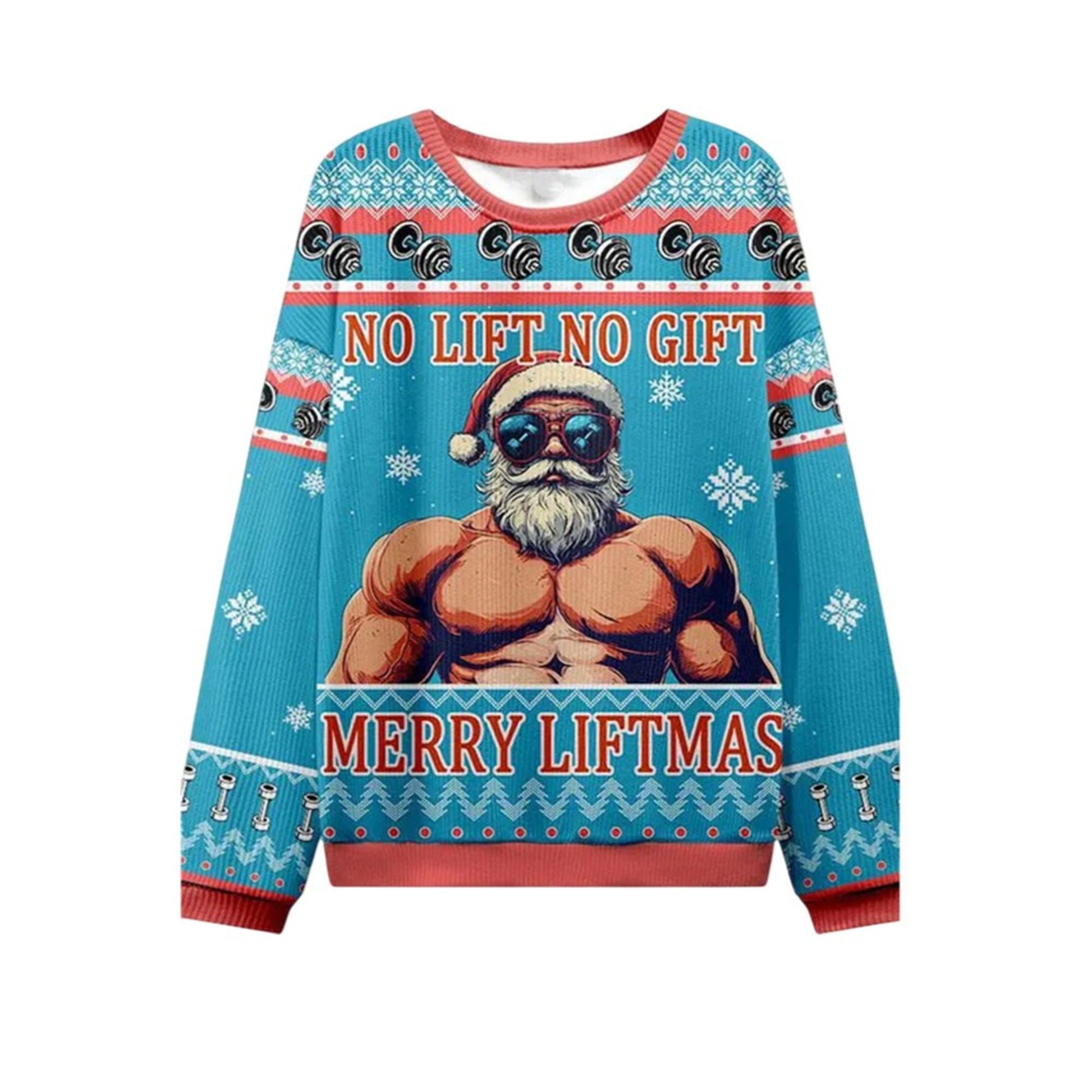 2026 Christmas No Lift No Gift Ugly Sweater - Moonbestprint