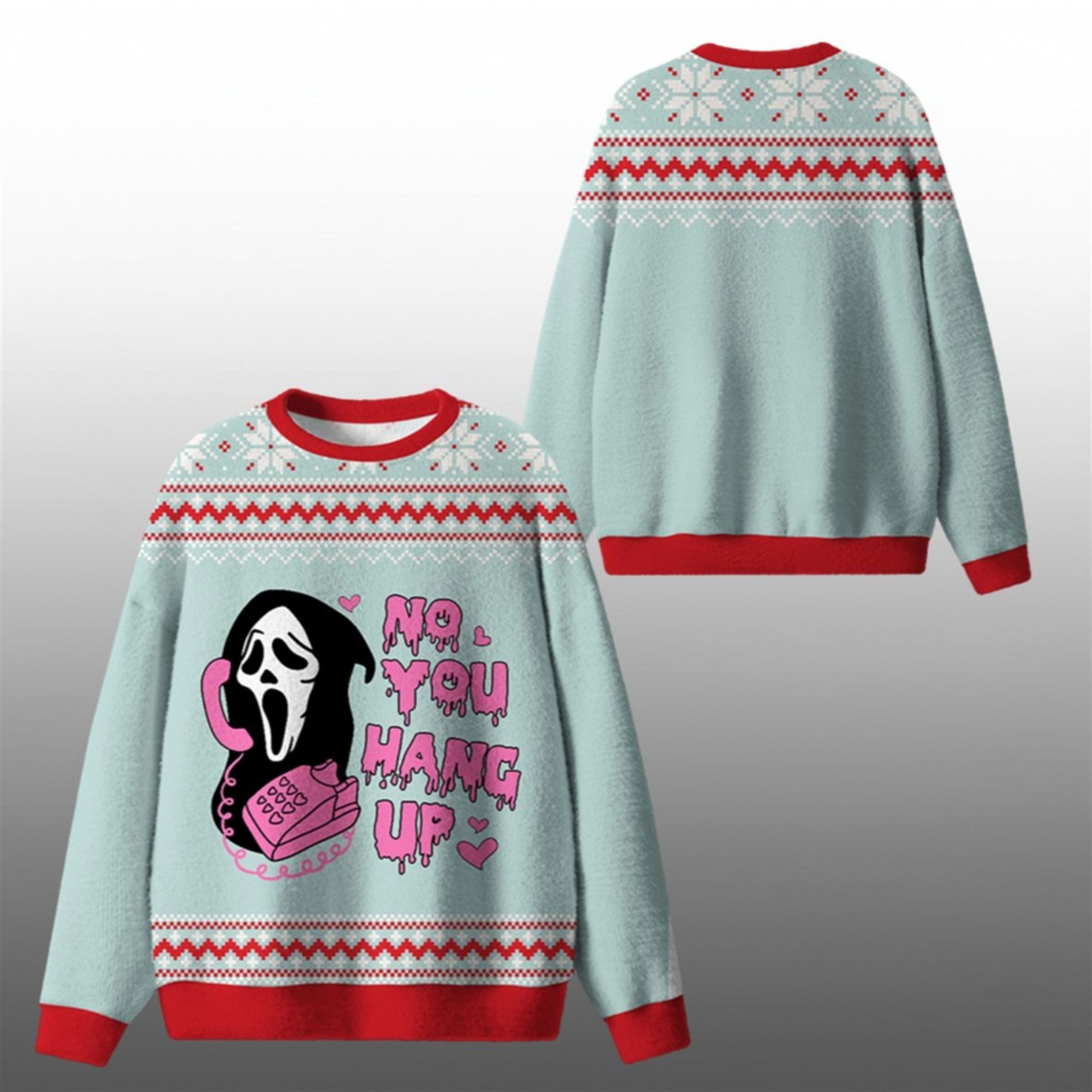 2026 Christmas No You Hang Up Ugly Sweater - Moonbestprint