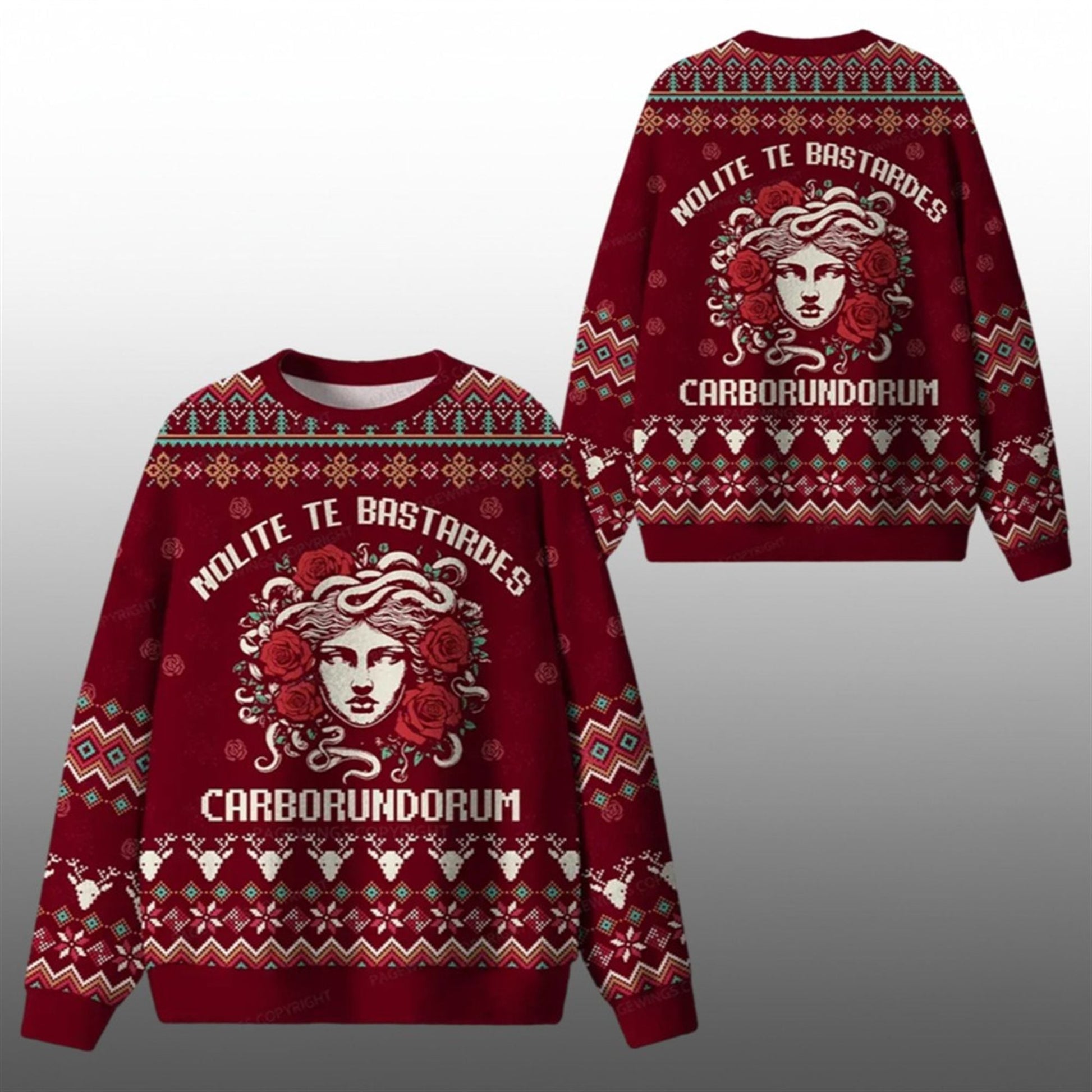 2026 Christmas Nolite Te Bastardes Carborundorum Ugly Sweater - Moonbestprint