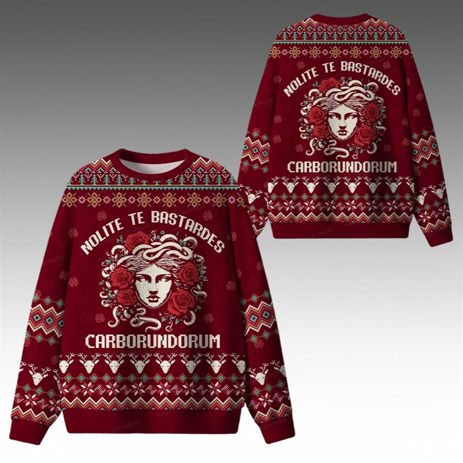 2026 Christmas Nolite Te Bastardes Carborundorum Ugly Sweater - Moonbestprint