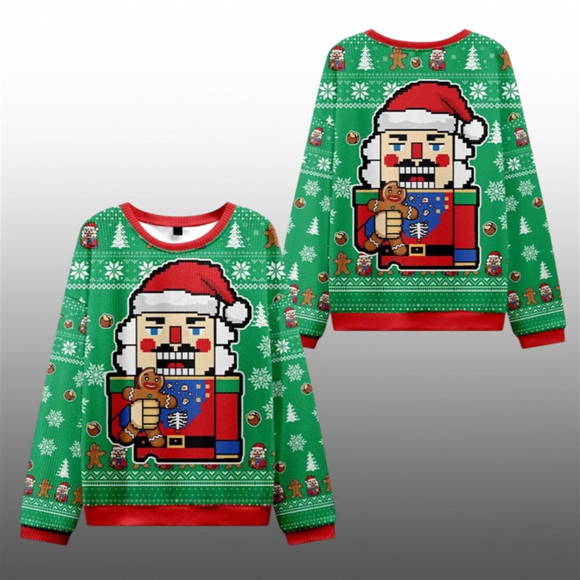 2026 Christmas Nutcracker Funny Ugly Sweater - Moonbestprint