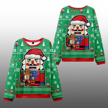 2026 Christmas Nutcracker Funny Ugly Sweater - Moonbestprint