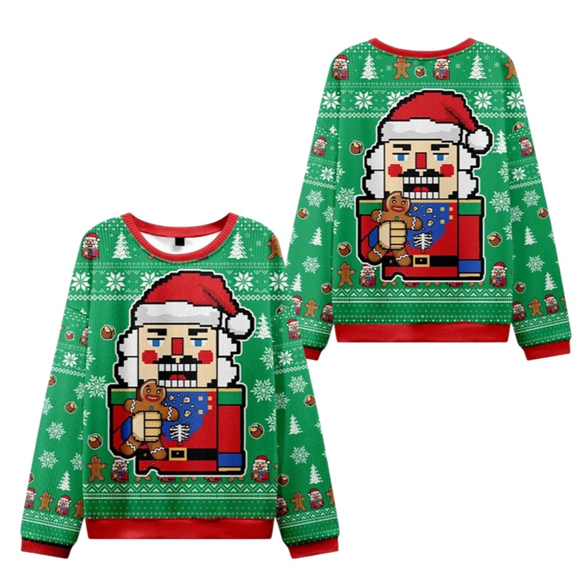 2026 Christmas Nutcracker Funny Ugly Sweater - Moonbestprint