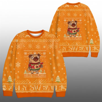2026 Christmas Pugly Christmas Ugly Sweater - Moonbestprint