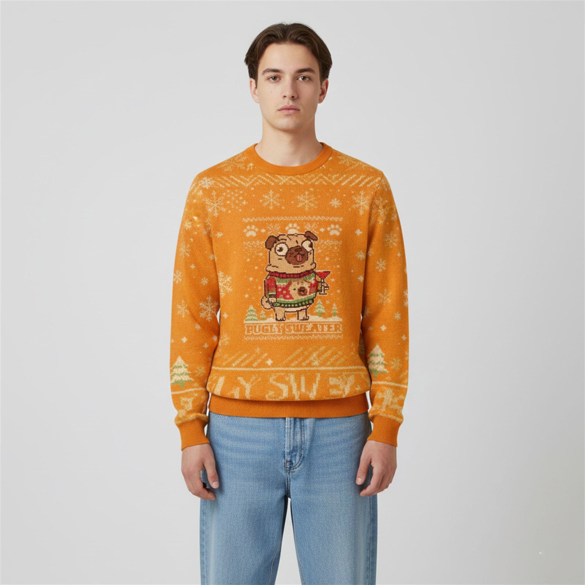 2026 Christmas Pugly Christmas Ugly Sweater - Moonbestprint