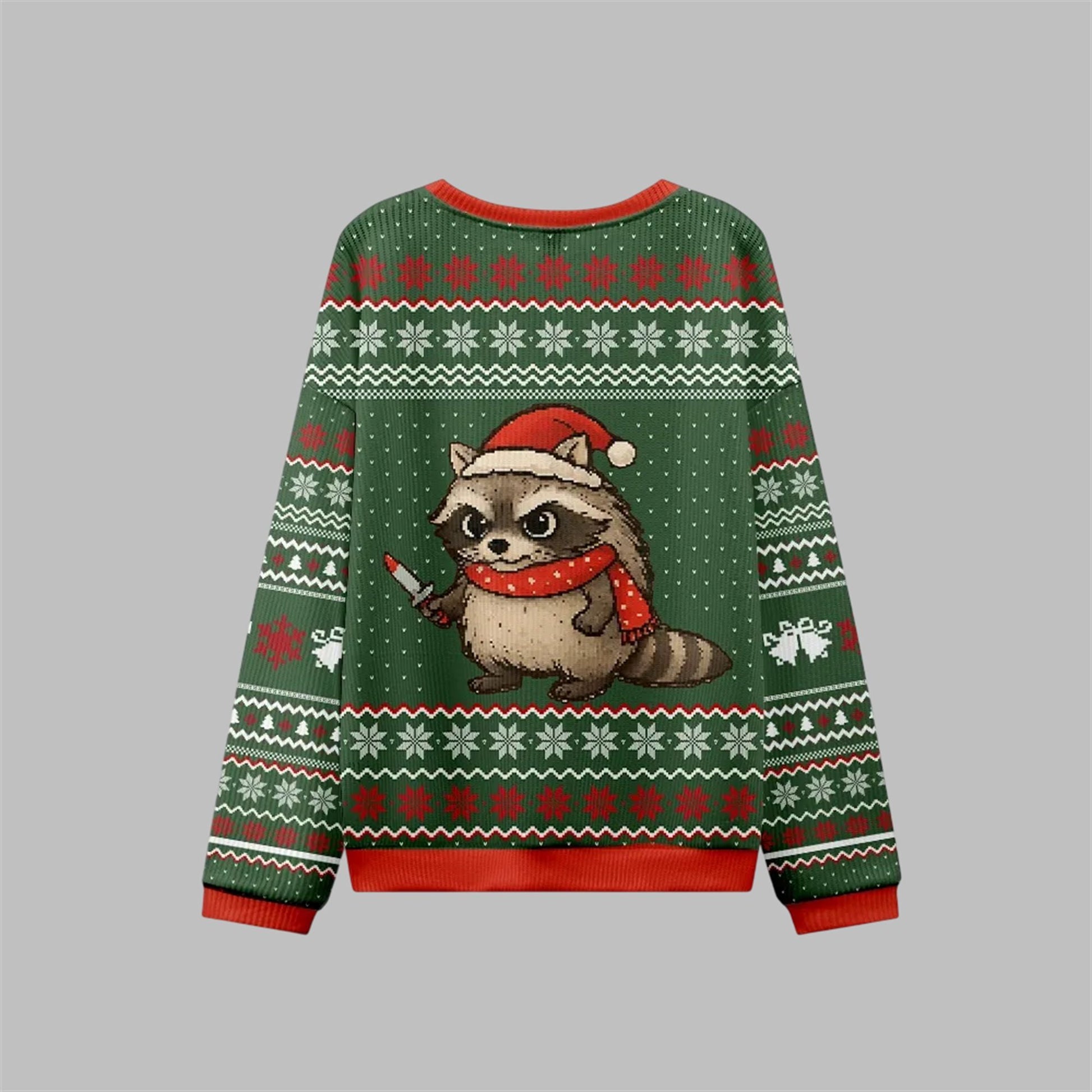 2026 Christmas Raccoons Need Snacks Ugly Sweater - Moonbestprint