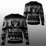 2025 Christmas Raiders Festive Reindeer Tree Ugly Sweater – Moonbestprint