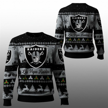 2025 Christmas Raiders Festive Reindeer Tree Ugly Sweater – Moonbestprint