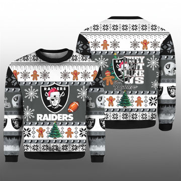 2026 Christmas Raiders They Not Like Us Ugly Sweater - Moonbestprint
