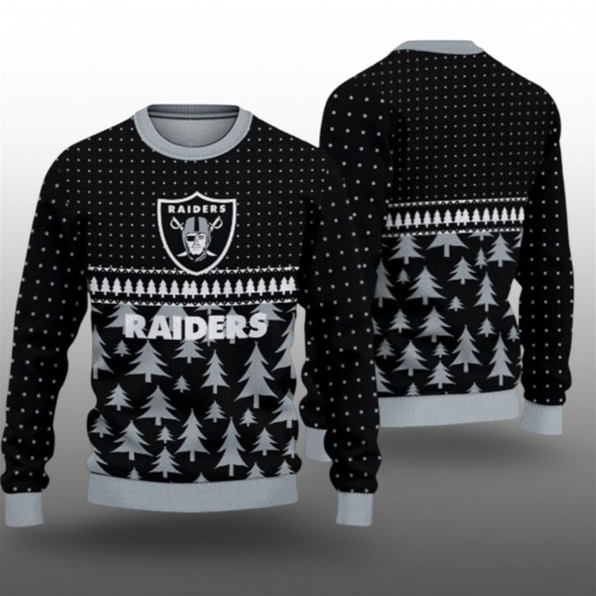 2026 Christmas Raiders Ugly Sweater - Moonbestprint