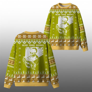 2026 Christmas Read More Books Ugly Sweater - Moonbestprint