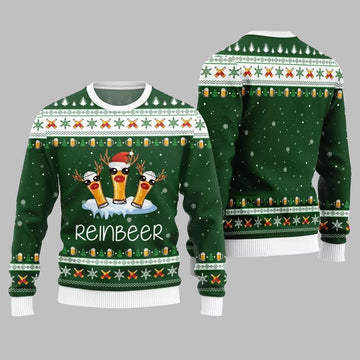 2026 Christmas Reinbeer Ugly Christmas Sweater - Moonbestprint
