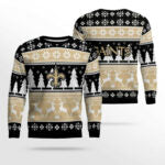 2025 Christmas Saints Reindeer Football Ugly Sweater – Moonbestprint