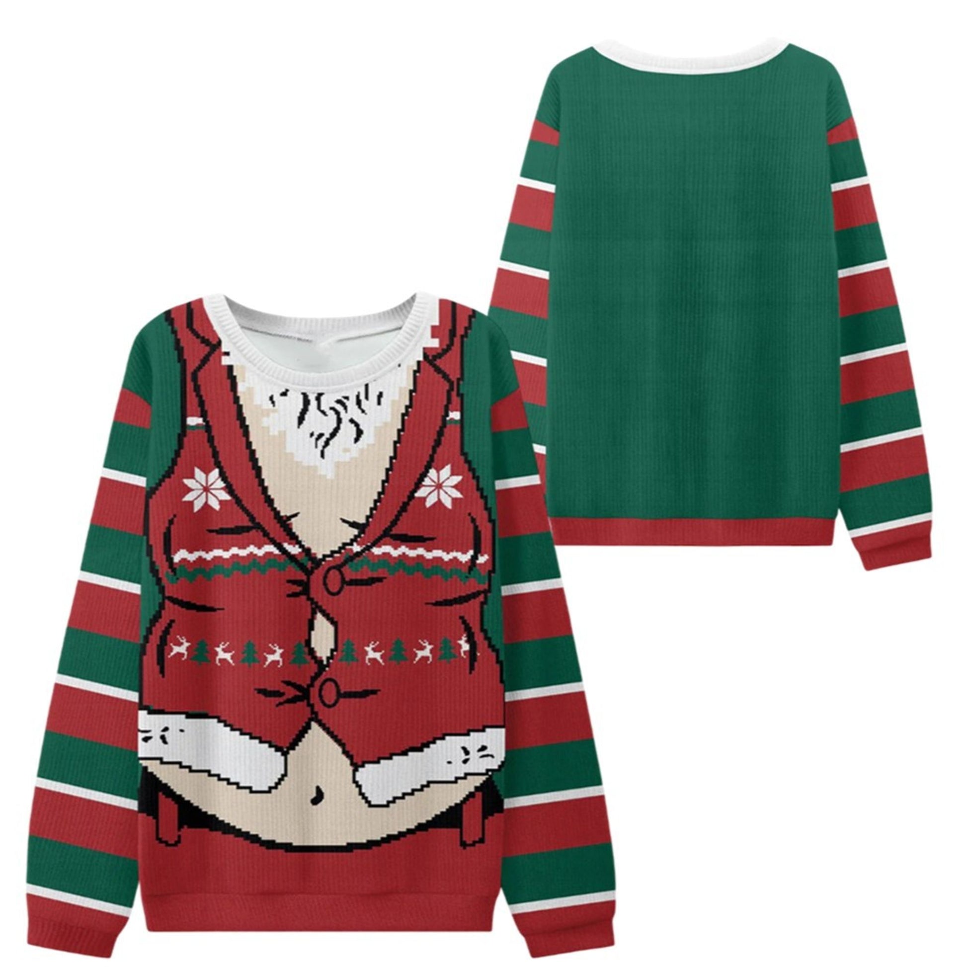 2026 Christmas Santa Belly Ugly Sweater - Moonbestprint