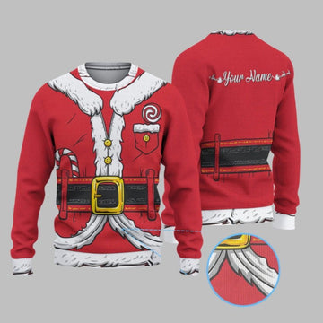 2026 Christmas Santa Claus Ugly Christmas Sweater - Moonbestprint