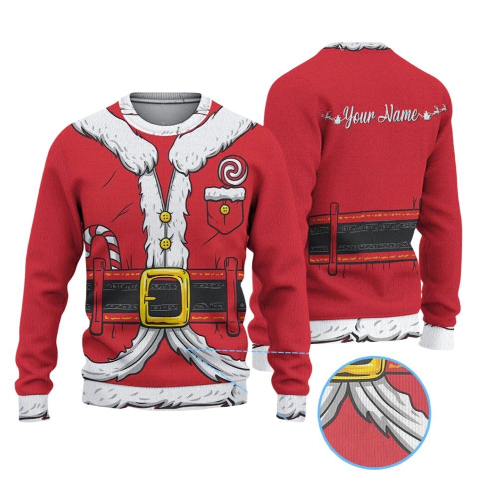 2026 Christmas Santa Claus Ugly Christmas Sweater - Moonbestprint
