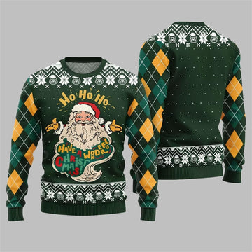 2026 Christmas Santa Have A Wonderful Ugly Sweater - Moonbestprint