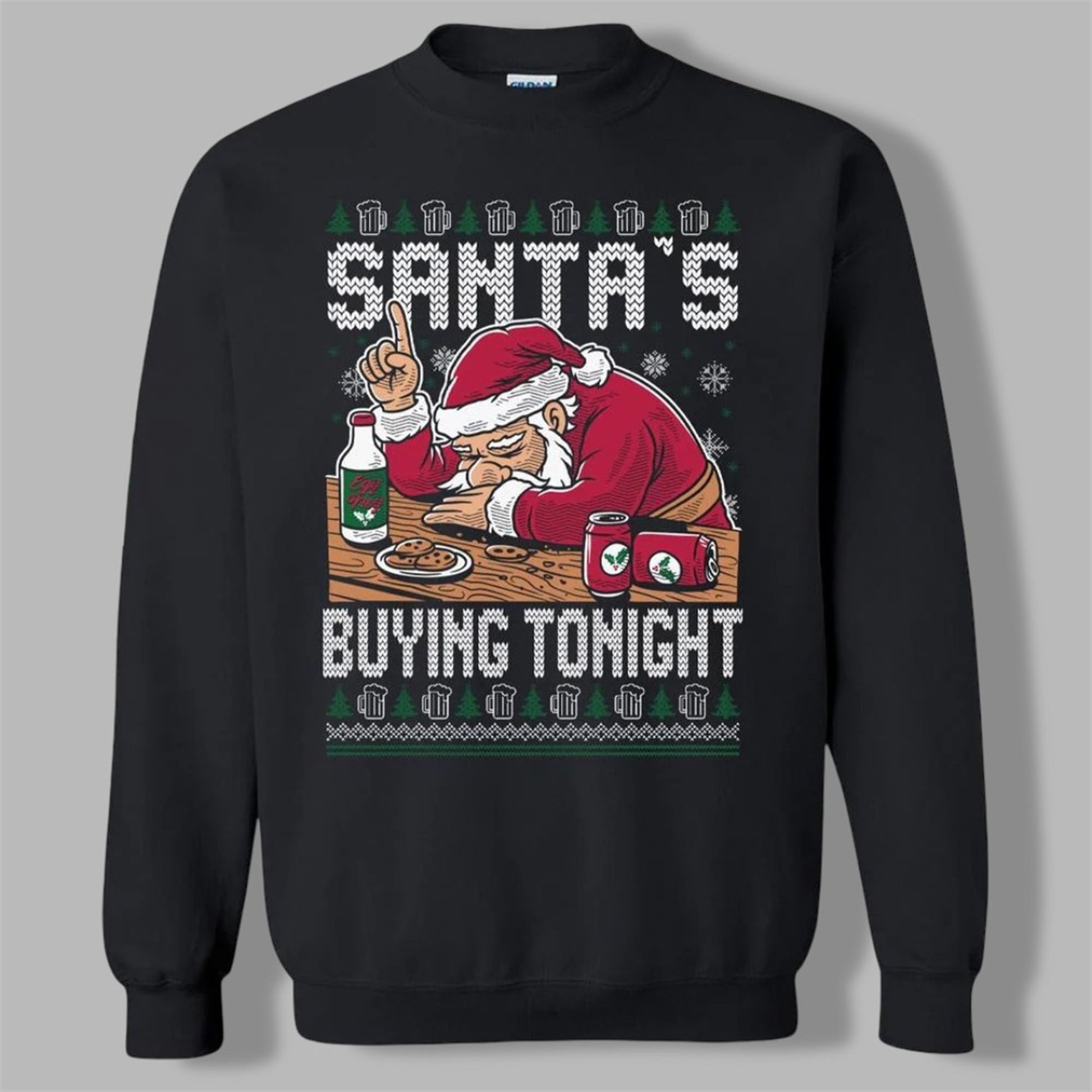 2026 Christmas Santa's Buying Tonight Ugly Sweater - Moonbestprint