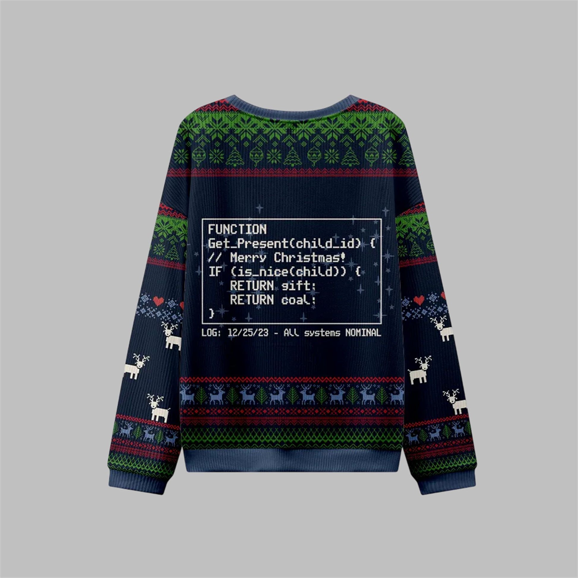 2026 Christmas Database Never Out of Sync Ugly Sweater - Moonbestprint