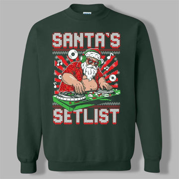 2026 Christmas Santa's Setlist Ugly Sweater - Moonbestprint