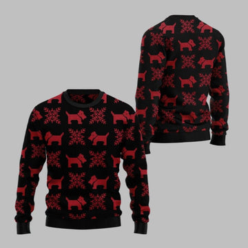 2026 Christmas Scottish Terrier Christmas Ugly Christmas Sweater - Moonbestprint