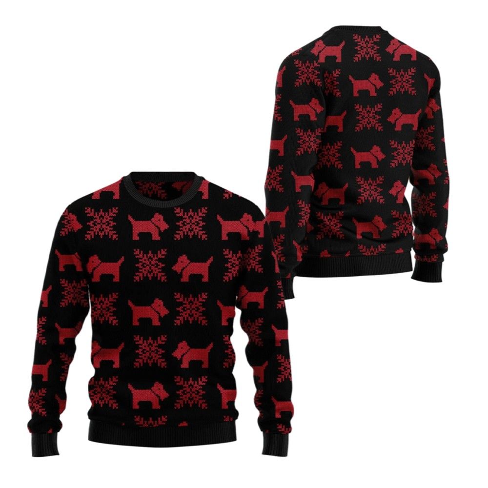 2026 Christmas Scottish Terrier Christmas Ugly Christmas Sweater - Moonbestprint