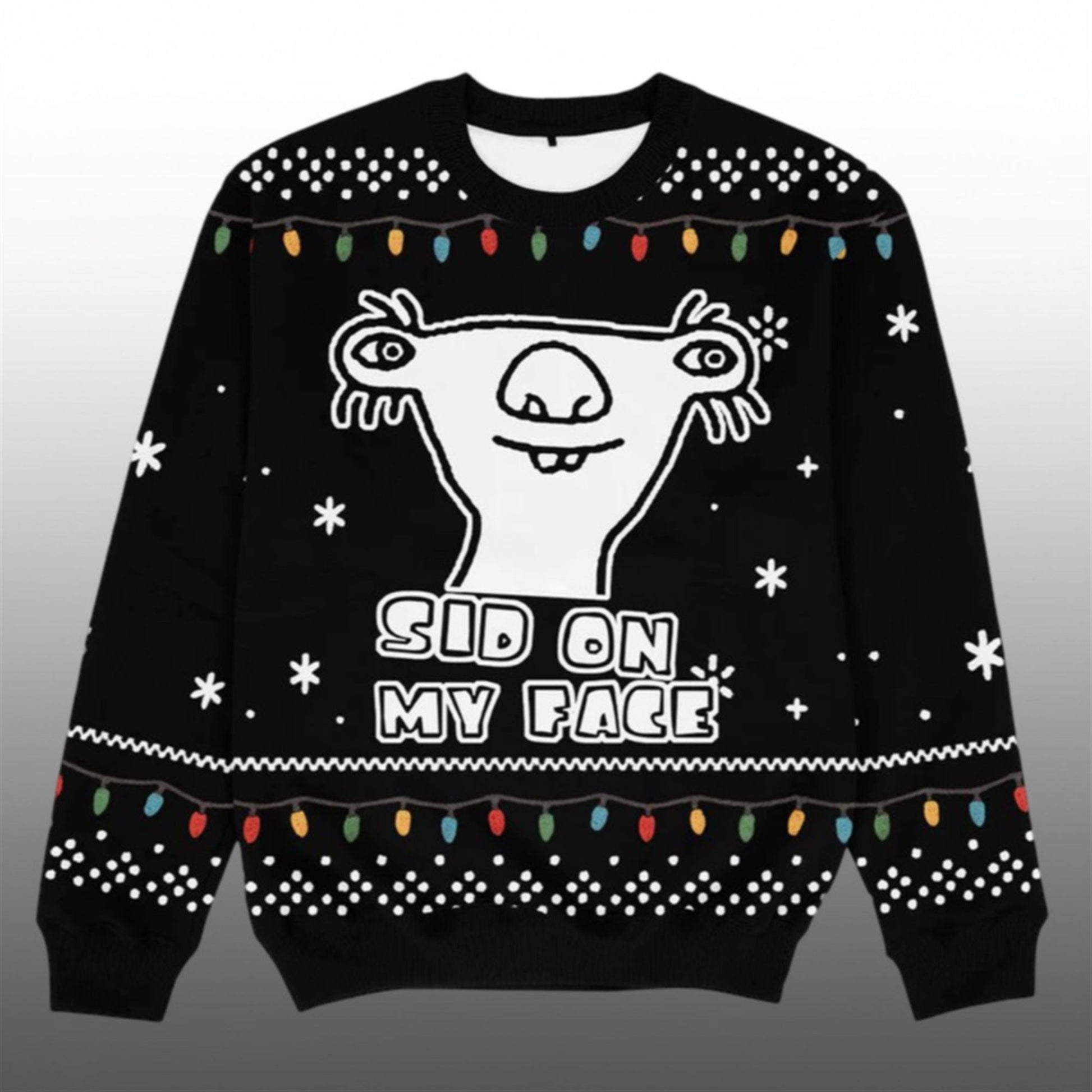 2026 Christmas Sid On My Face Ugly Sweater - Moonbestprint